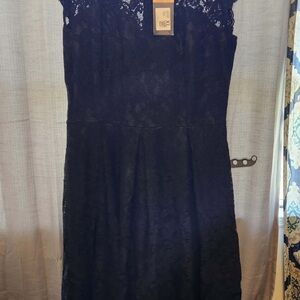 Elegant Black Lace Dress